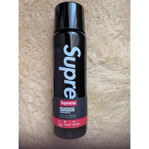 Supreme CIGG Vacuum Insulated Bottle Thermos Thumbler Black 25oz.